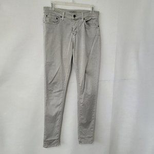 Principle Jean Womens 29 Dreamer Mid Rise Skinny Jean Stretch Sage Green Grey‎